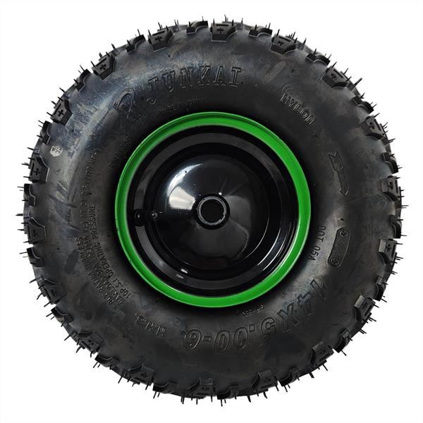 FunBikes Funkart Pro 1000w Electric Go Kart Complete Rear Wheel Green RHS