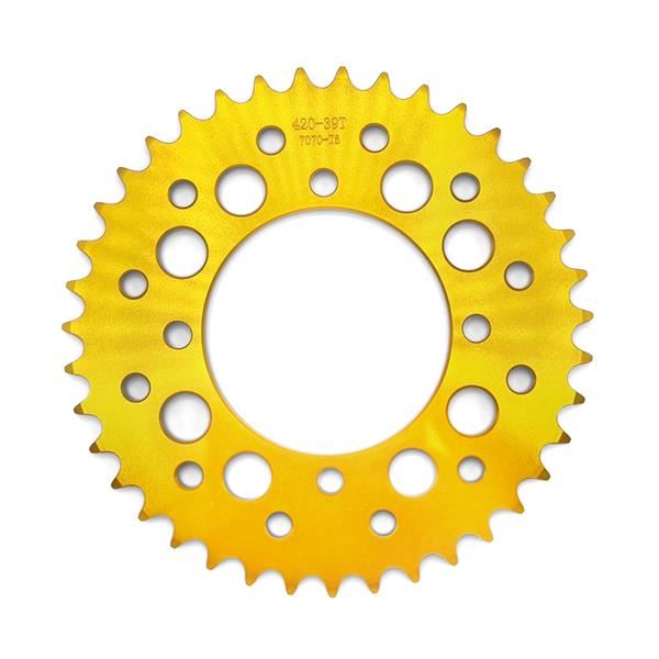 Pit Bike Gold CNC Rear Sprocket 39T 420P