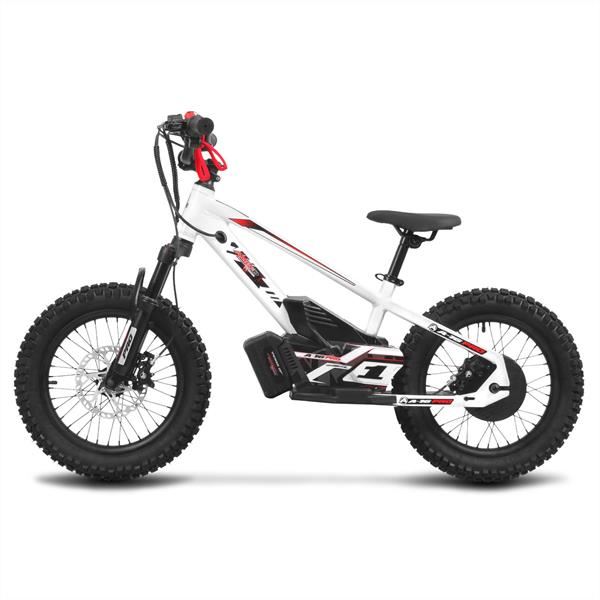 Amped A16 Pro 400w 36v 5ah Li White Kids Electric Balance Bike