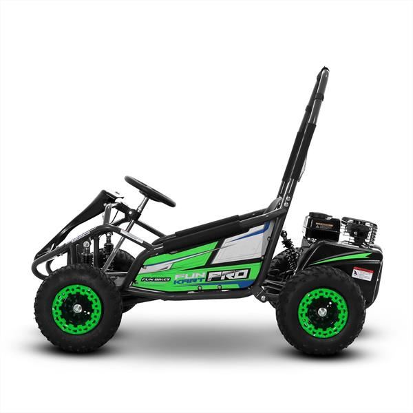 FunBikes Funkart Pro 98cc Green Kids Petrol Go Kart