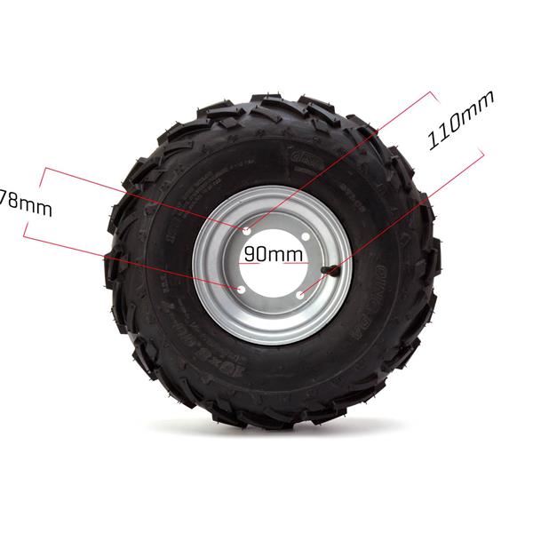 M2R CM110 Quad Bike Wheel Front Rear LHS