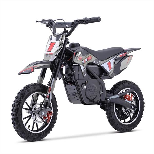 FunBikes MXR 790w Lithium Electric Motorbike 61cm Grey Kids Dirt Bike