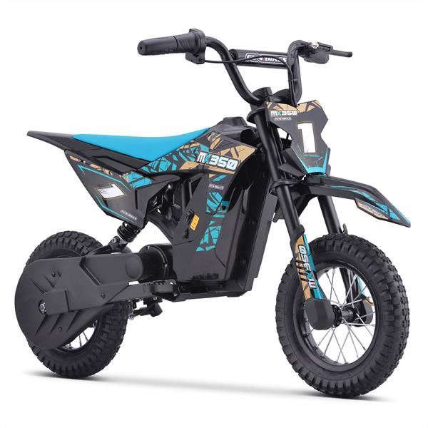FunBikes MX350 Blue Electric Kids Dirt Bike