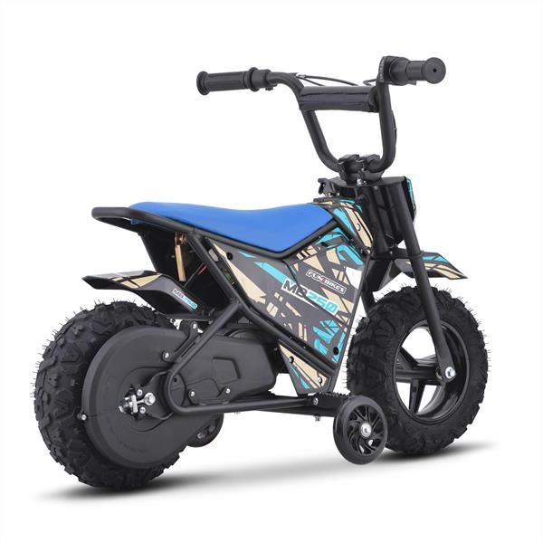 FunBikes MB250 43cm Motorbike 250w Blue Electric Kids Monkey Bike