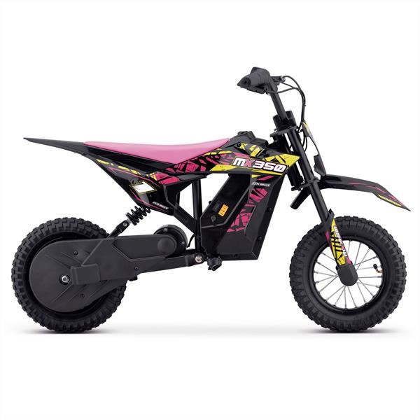 FunBikes MX350 Pink Electric Kids Dirt Bike