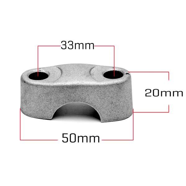 M2R 50R Handlebar Top Clamp