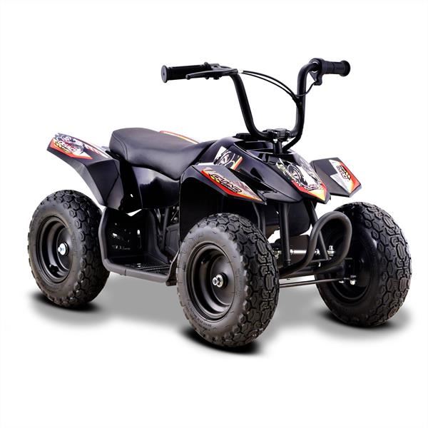 Funbikes 24v 250w Bambino Black Kids Electric Quad Bike