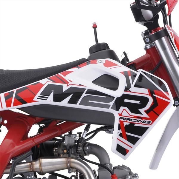 M2R RS-R 125 125cc 17/14 86cm Red/White Dirt Bike