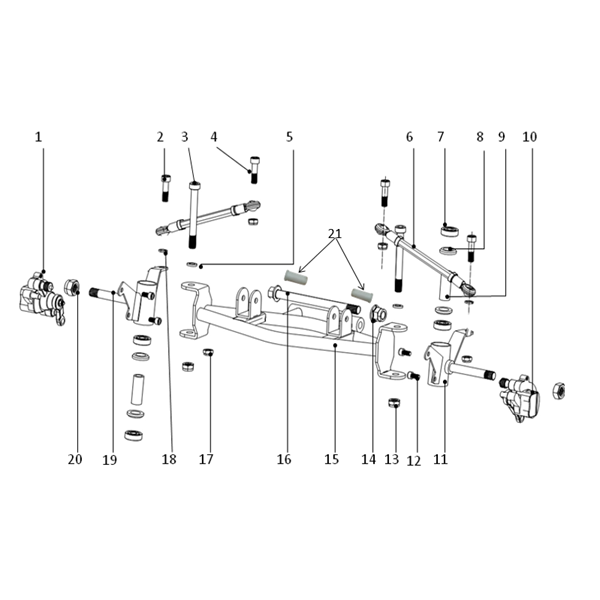 FunBikes Toxic 50cc Mini Quad V2 Front Subframe Nylon Bush