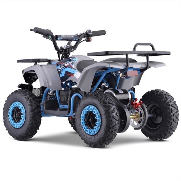 FunBikes Ranger 800w Blue Kids Electric Mini Quad Bike V2