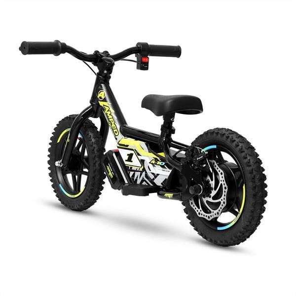 Amped A10 150w 18v 5.2ah Li Black Kids Electric Balance Bike