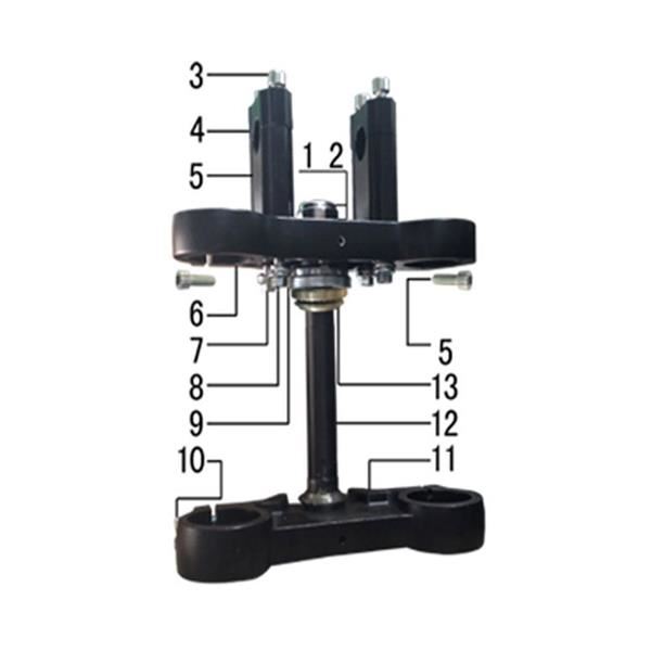 M2R 90R Handlebar Top Clamp