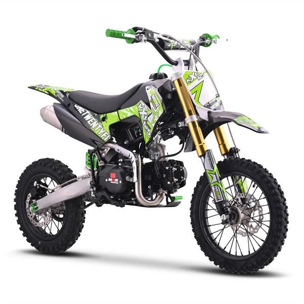 M2R Racing KXF125 120cc 14/12 76cm Black Green Pit Bike
