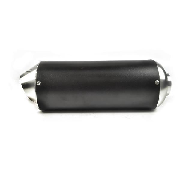 Pit Bike Silver CNC End Can 38mm Silencer
