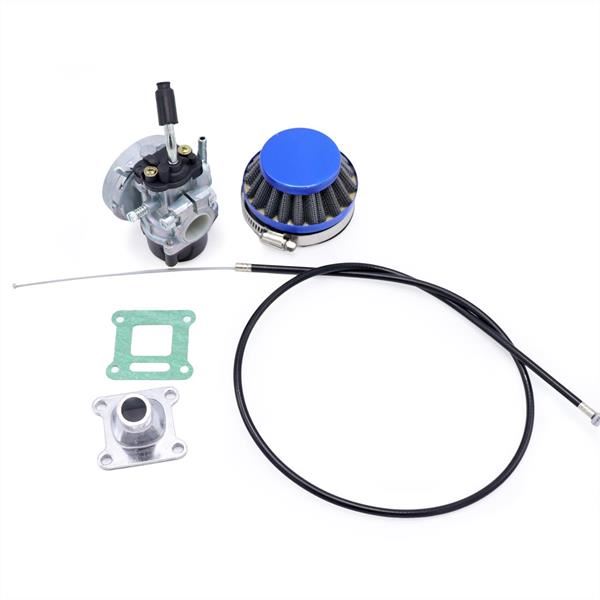 Mini Moto, Motard, Dirt Bike Carburetor Upgrade Kit Blue - 15mm