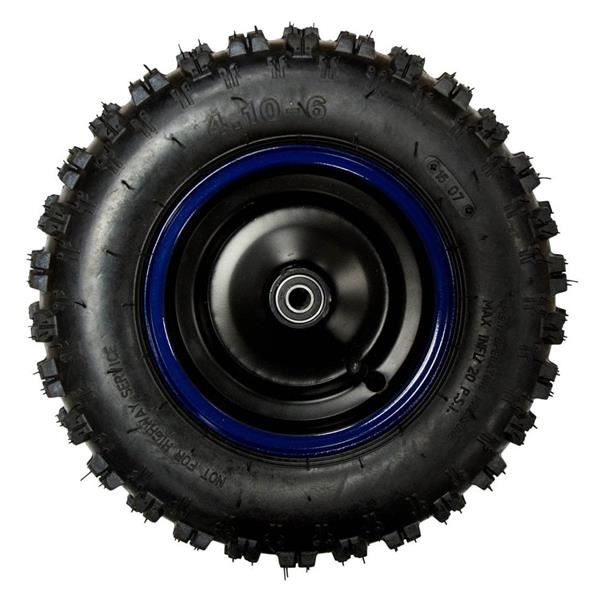 Funbikes Toxic Electric Mini Quad Blue Front Wheel