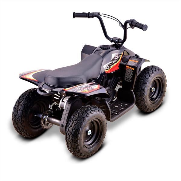 Funbikes 24v 250w Bambino Black Kids Electric Quad Bike
