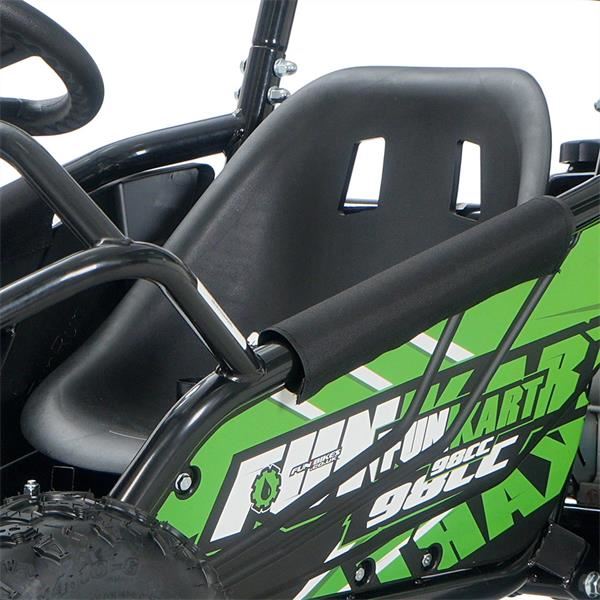 FunBikes Funkart Pro 98cc Green Kids Petrol Go Kart