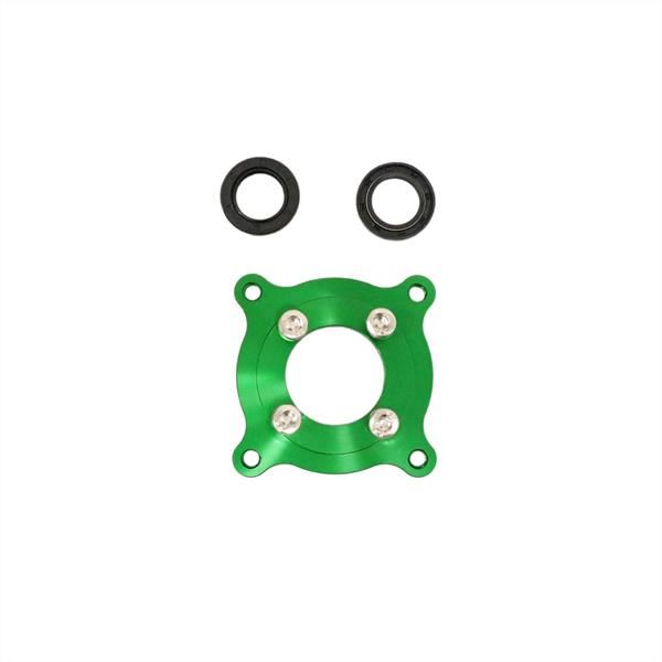 Pit Bike Green CNC Wheel Set with Kenda Tyres & SDG Hubs - 17''F / 14''R