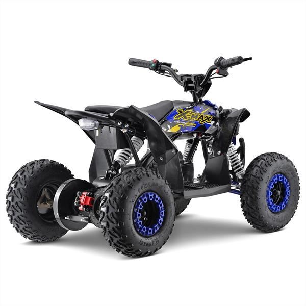 FunBikes X-Max Roughrider 1500w Lithium Electric Blue Junior Quad Bike