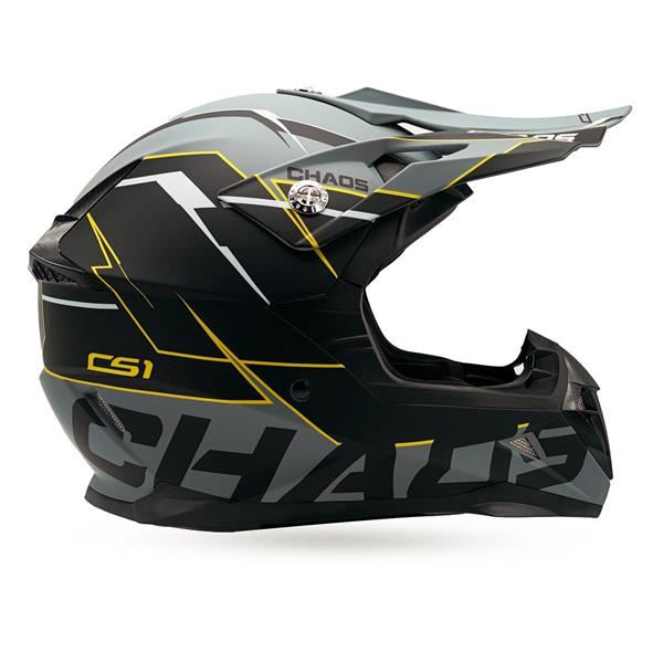 Chaos CS-1 Kids Motocross Crash Helmet Black