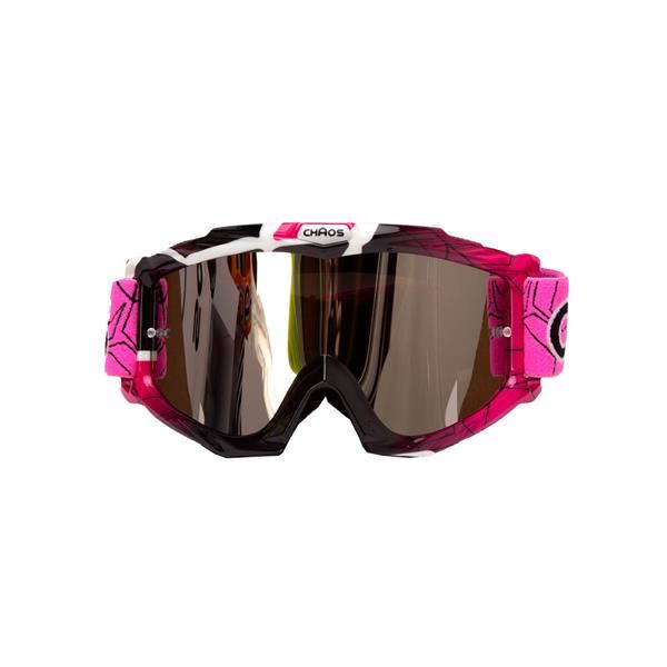Chaos Kids MX Goggles Pink Black