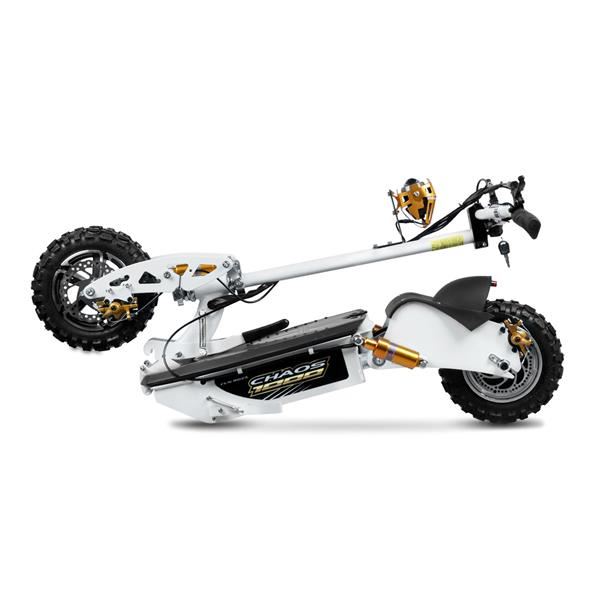 Chaos 1000w 48v SLA Hub Drive White Off Road Electric Scooter