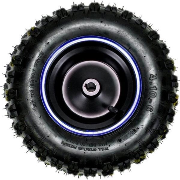 Funbikes Toxic Electric Mini Quad Blue Rear Wheel