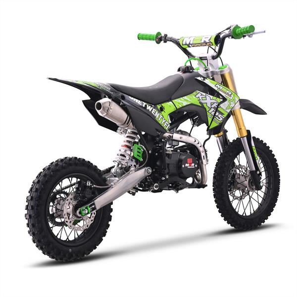 M2R Racing KXF125 120cc 14/12 76cm Black Green Pit Bike