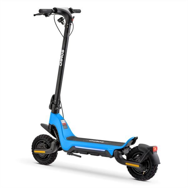 Chaos X5 1200w 48v 15ah Li Twin Motor Blue Electric Scooter (IP54)
