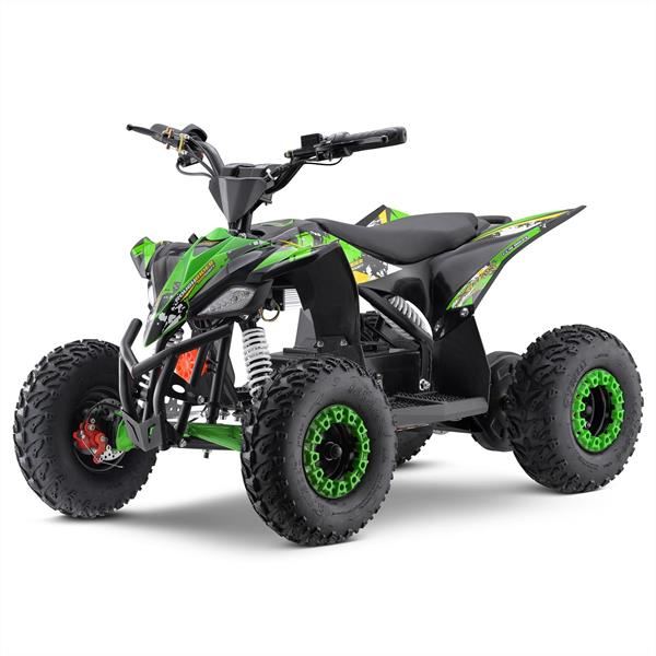 FunBikes X-Max Roughrider 1500w Lithium Electric Green Junior Quad Bike