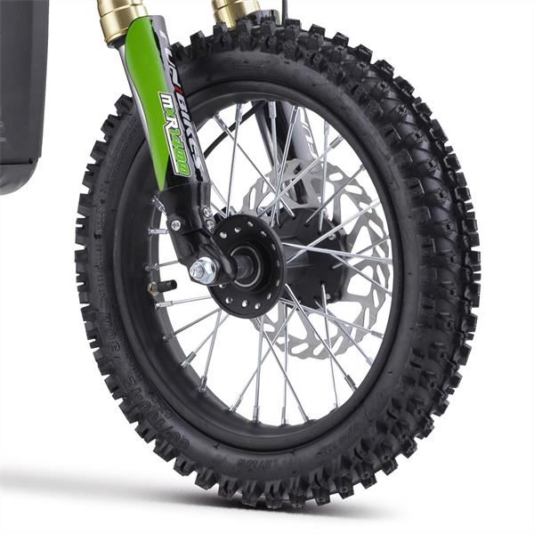 FunBikes MXR 65cm 1300w Green Electric Lithium Mini Dirt Motorbike