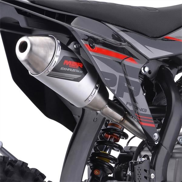 M2R RS-R 140 140cc 17/14 86cm Black/Grey Dirt Bike