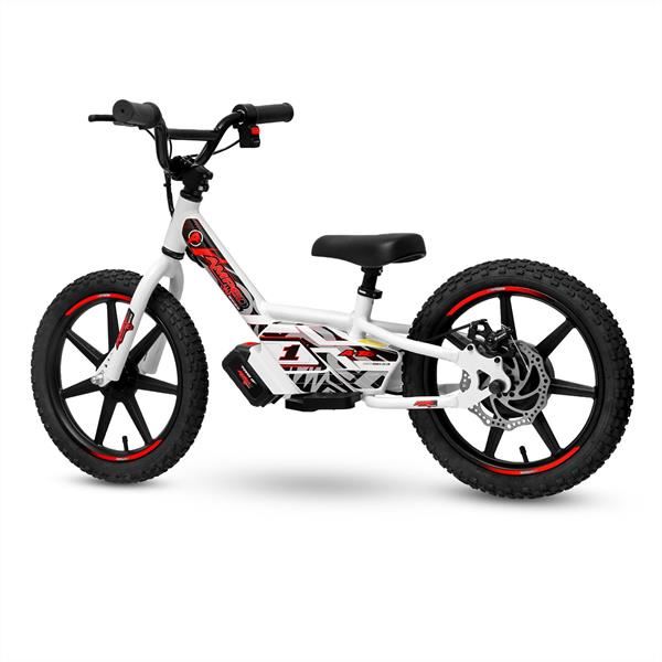 Amped A16 180w 18v 5.2ah Li White Kids Electric Balance Bike