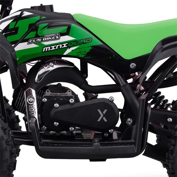 FunBikes Toxic 50cc Green Kids Mini Petrol Quad Bike