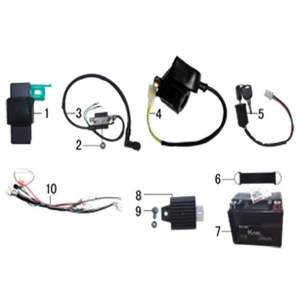 M2R 50R 90R Ignition Barrel & key