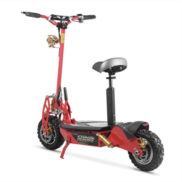 Chaos 1000w 48v SLA Hub Drive Red Off Road Electric Scooter