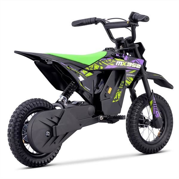 FunBikes MX350 Green Electric Kids Dirt Bike