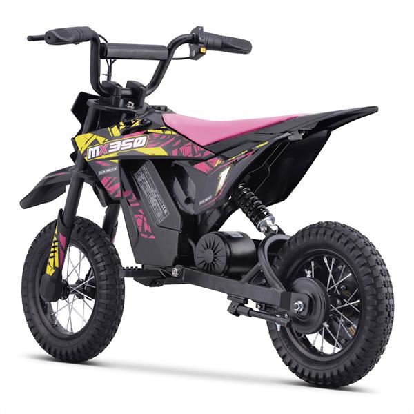 FunBikes MX350 Pink Electric Kids Dirt Bike