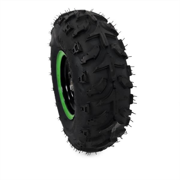 FunBikes Funkart Pro 1000w Electric Go Kart Complete Front Wheel Green LHS