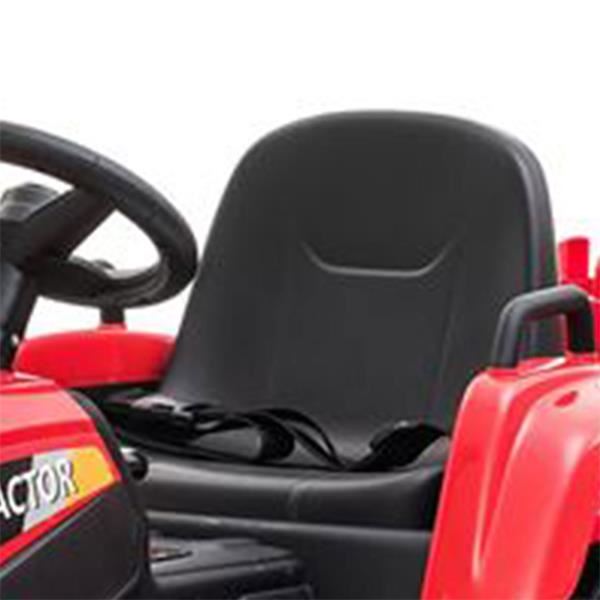 Tobbi Tractor And Trailer Red Electric Ride On Tractor