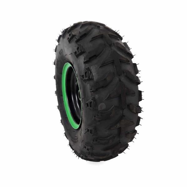 FunBikes Funkart Pro 1000w Electric Go Kart Complete Rear Wheel Green LHS