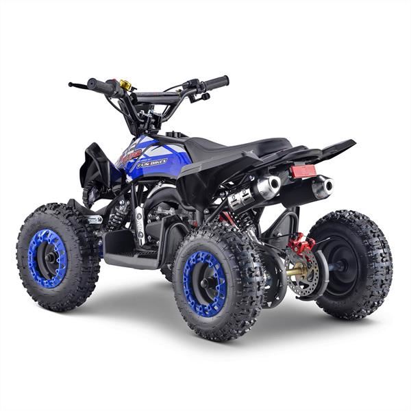 FunBikes Toxic 50cc Blue Kids Petrol Mini Quad Bike