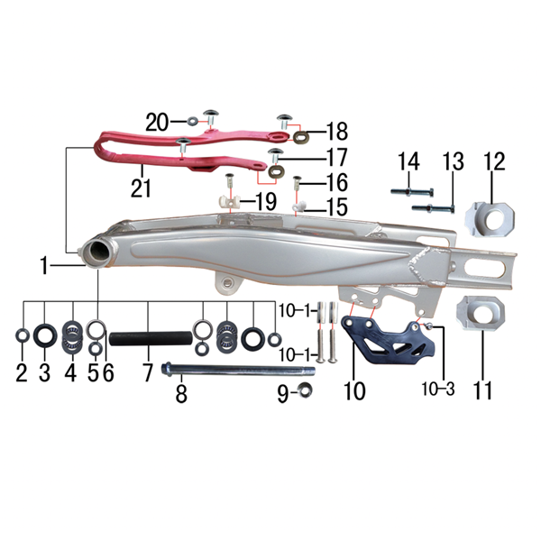 M2R M1 250cc Dirt Bike Swingarm Axle Bush