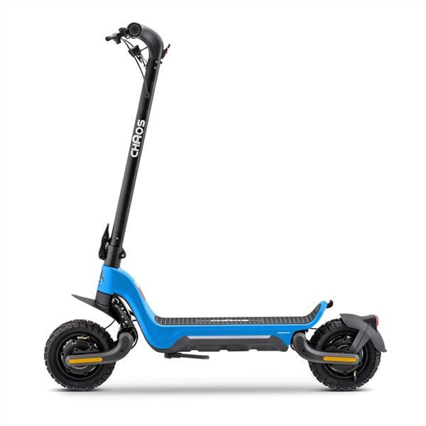 Chaos X5 1200w 48v 15ah Li Twin Motor Blue Electric Scooter (IP54)