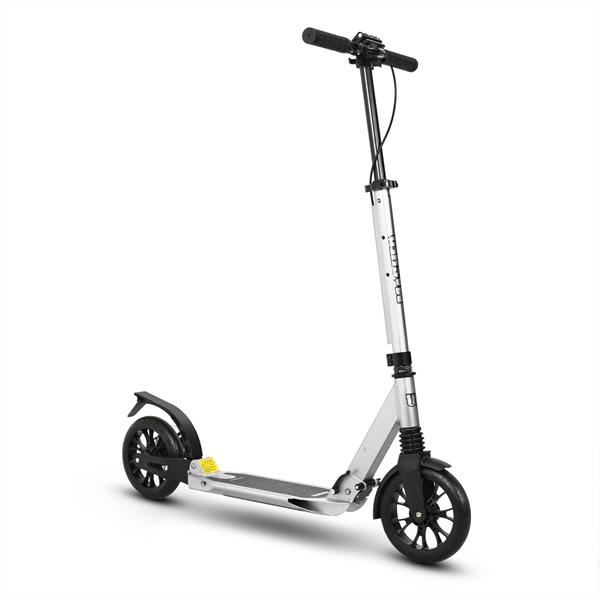 Mashed UP 200mm Folding Height Adjustable City Kick Scooter Grey