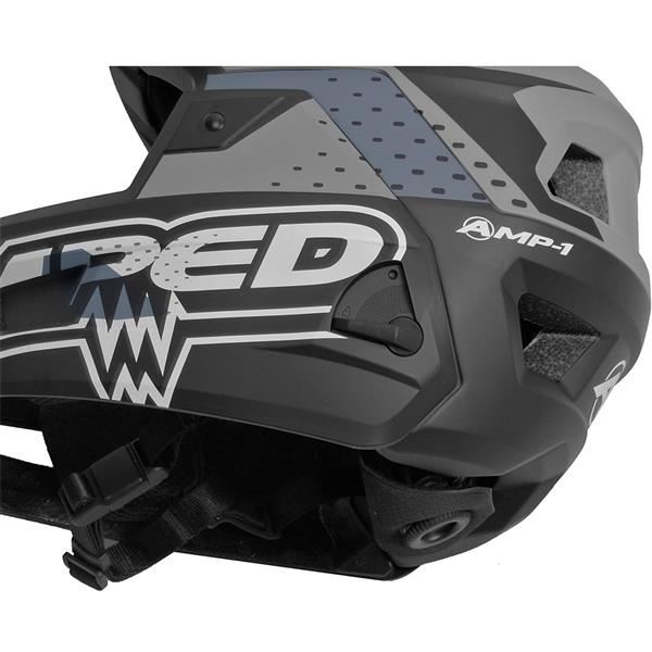Amped AMP-1 Adult Motocross Crash Helmet Grey