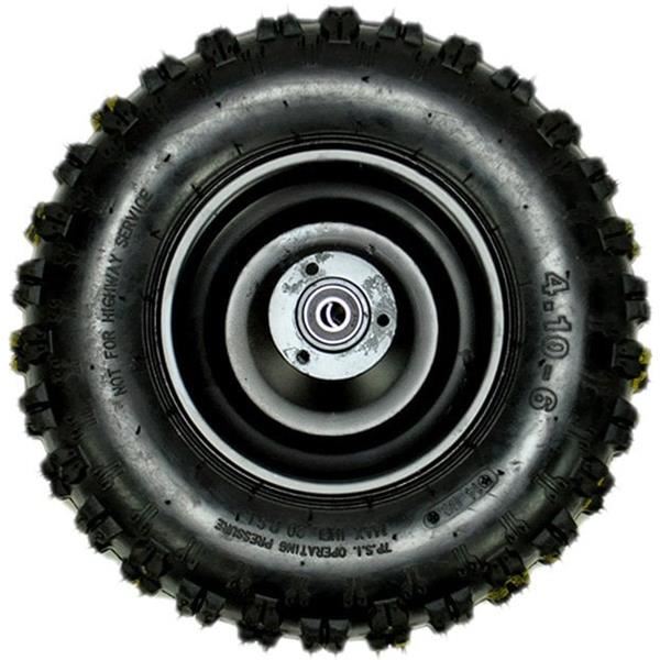 Funbikes Toxic Electric Mini Quad Green Front Wheel