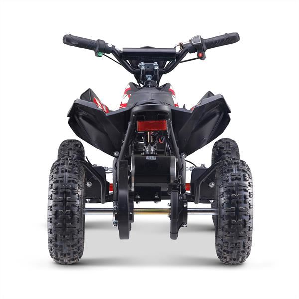 FunBikes Toxic 800w Black/Red Kids Electric Mini Quad Bike V4