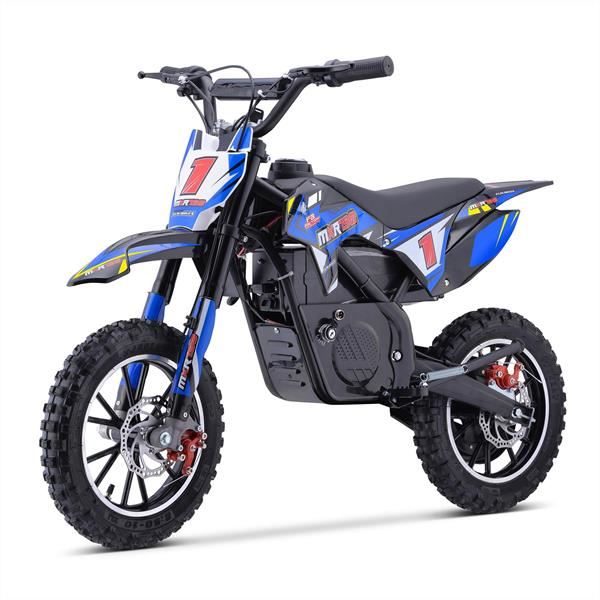 FunBikes MXR 790w Lithium Electric Motorbike 61cm Blue/Black Kids Dirt Bike